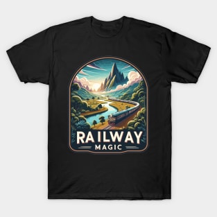 Vintage Train, Railway Magic T-Shirt